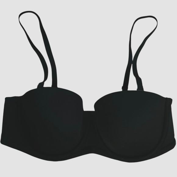 NEW Wacoal Size 40D Red Carpet Strapless Underwire Bra Black Convertible - Picture 2 of 4